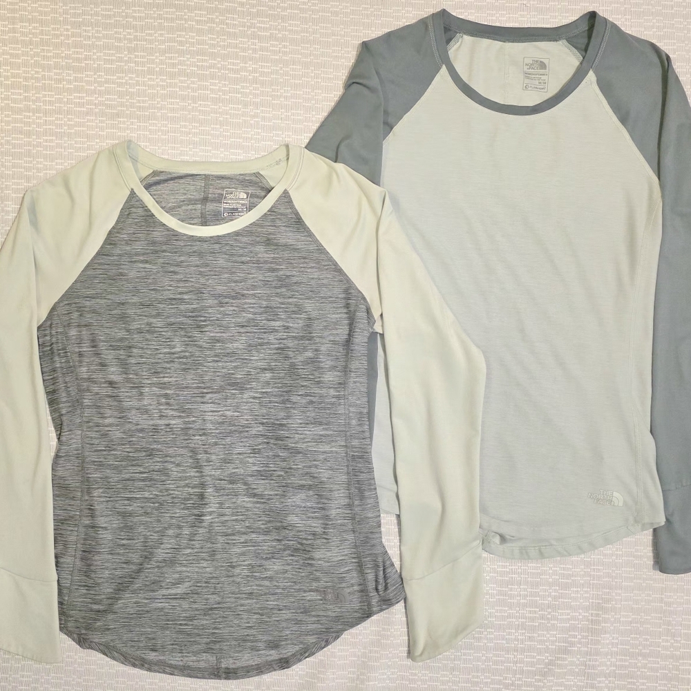 The North Face Gray Long Sleeve Shirt, Size M, Bundle Items